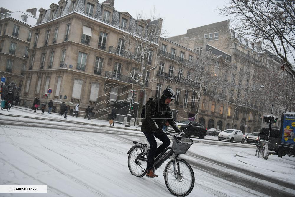 Paris Under the Snow
