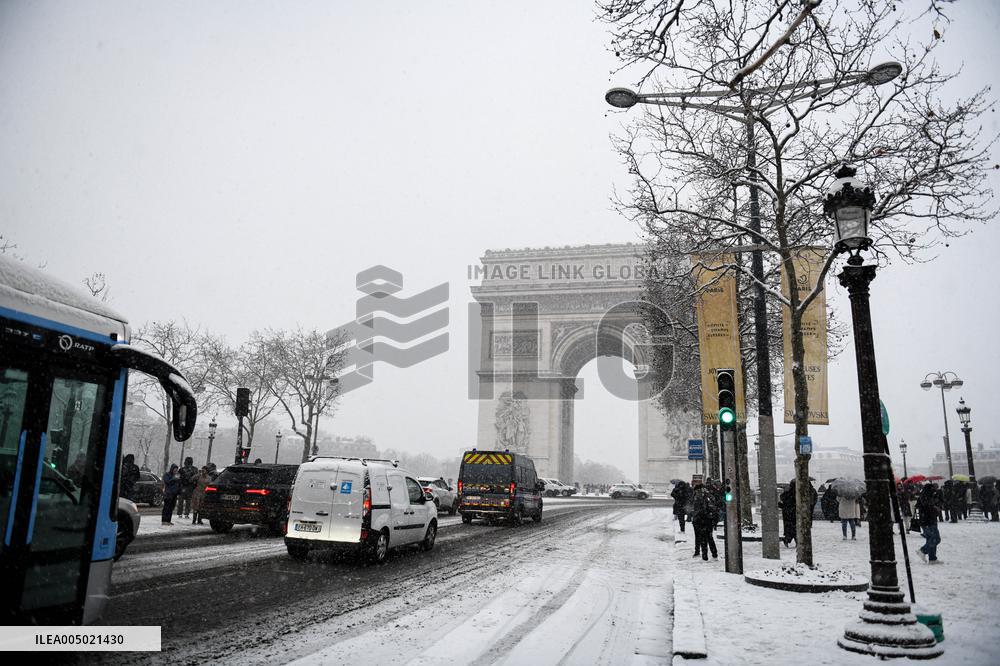 Paris Under the Snow