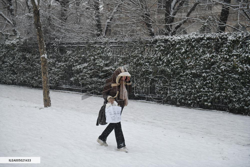 Paris Under the Snow