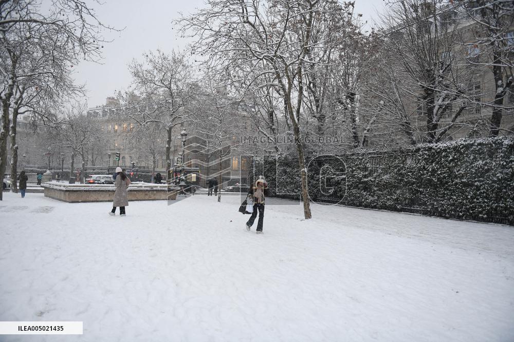 Paris Under the Snow