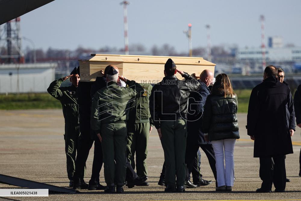 Arrival of The Bodies of Italian Victims of The New Year's Eve Fire in Crans-Montana - Milan
