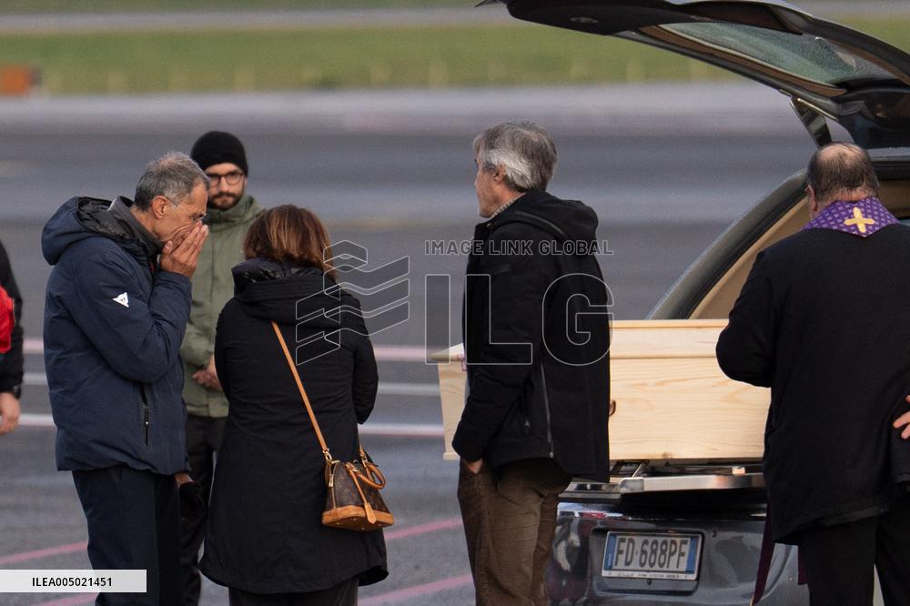 Arrival of The Bodies of Italian Victims of The New Year's Eve Fire in Crans-Montana - Rome