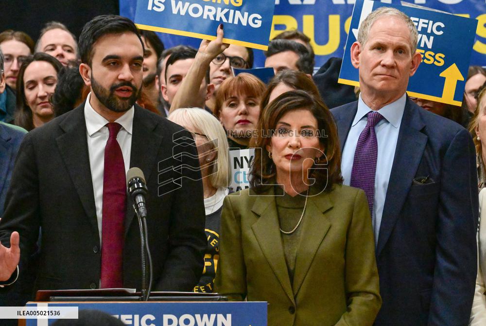 Kathy Hochul and Zohran Mamdani Joint Press Conference