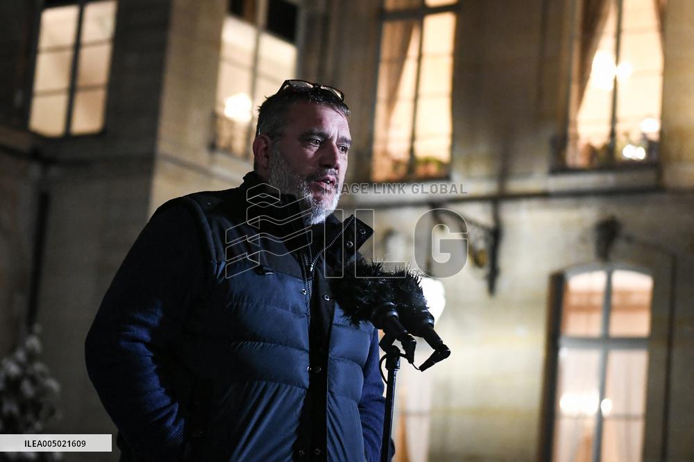 Meetings between representative agricultural organisations and French PM Sebastien Lecornu in Paris FA