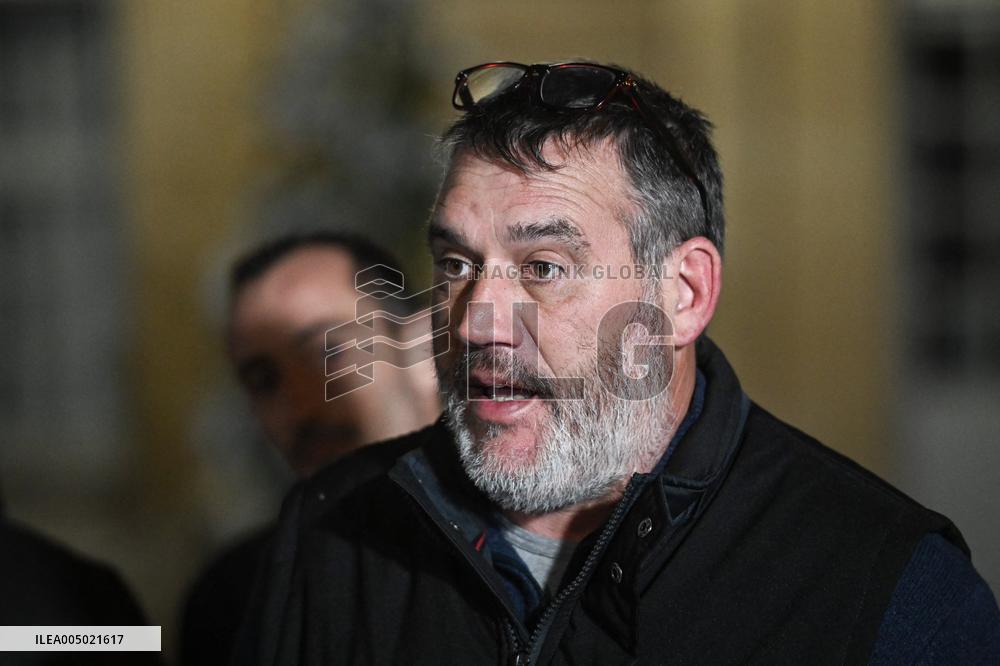 Meetings between representative agricultural organisations and French PM Sebastien Lecornu in Paris FA