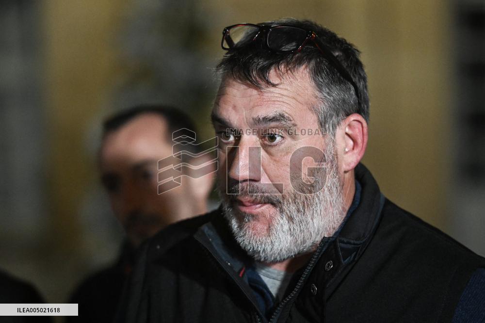 Meetings between representative agricultural organisations and French PM Sebastien Lecornu in Paris FA