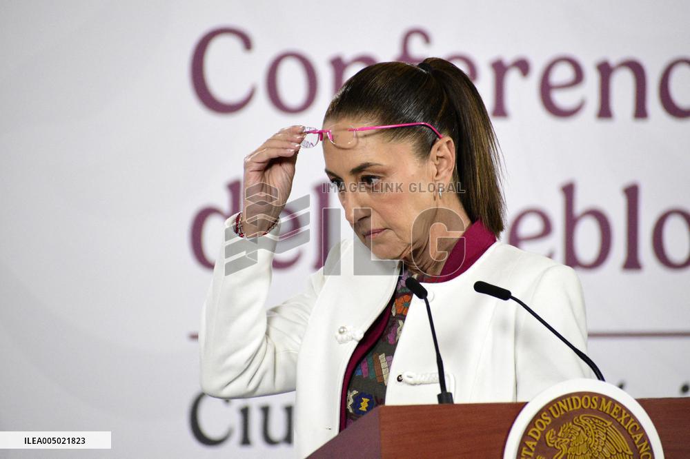 MPresident Claudia Sheinbaum Holds Briefing About Nicolas Maduro