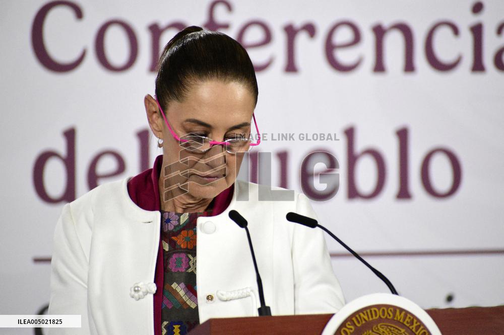 MPresident Claudia Sheinbaum Holds Briefing About Nicolas Maduro