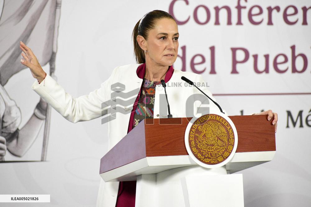 MPresident Claudia Sheinbaum Holds Briefing About Nicolas Maduro