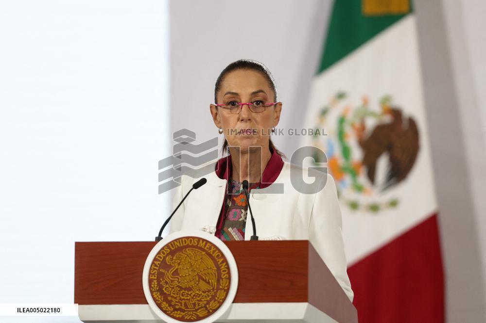 President Claudia Sheinbaum Holds Briefing About Nicolas Maduro