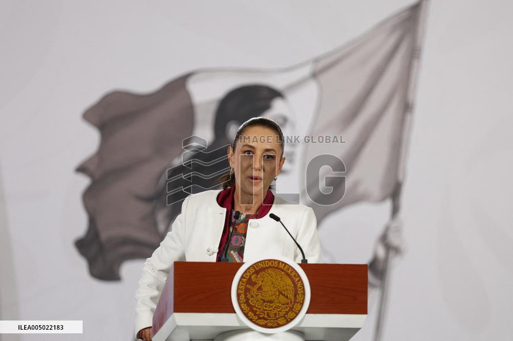 President Claudia Sheinbaum Holds Briefing About Nicolas Maduro