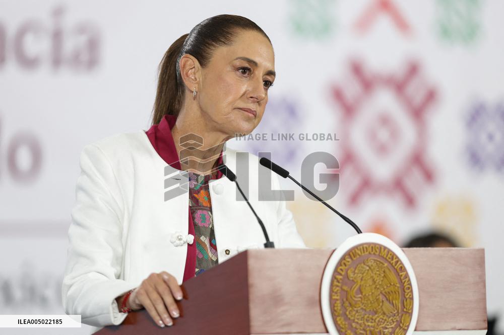 President Claudia Sheinbaum Holds Briefing About Nicolas Maduro