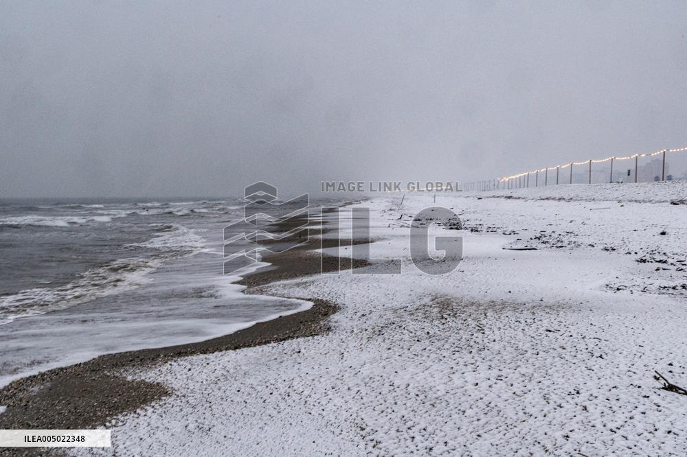 Heavy Snow Covers Beach On Epiphany - Rimini