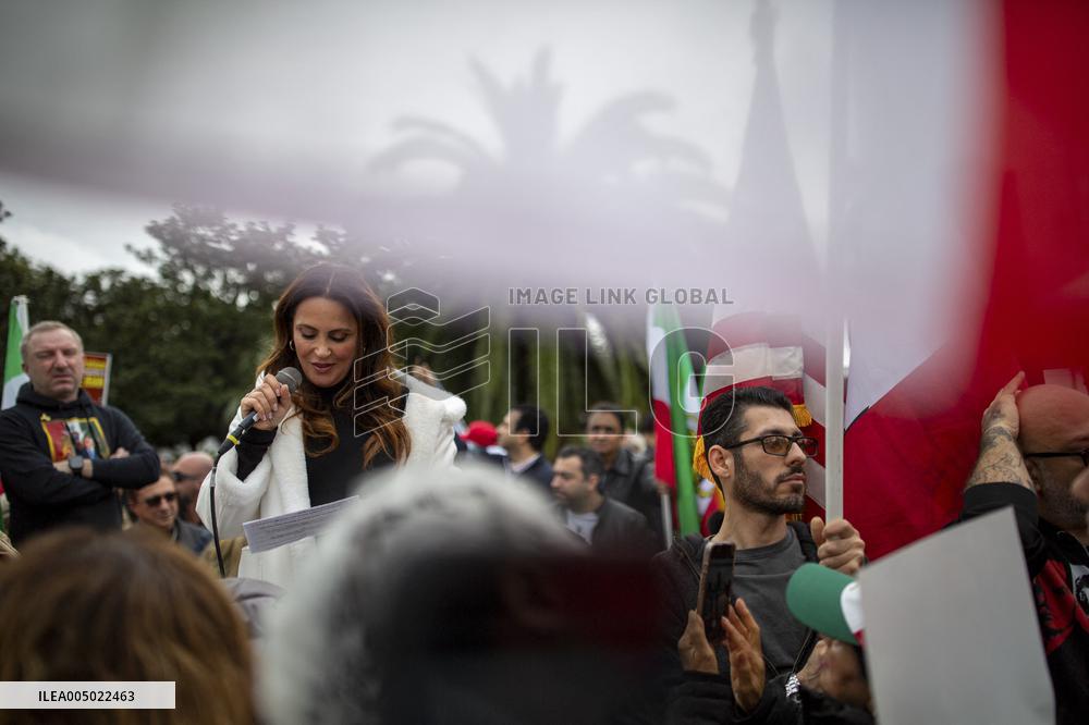 Iran Regime Opponents Protest In LA
