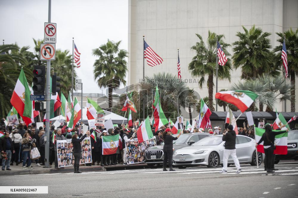 Iran Regime Opponents Protest In LA