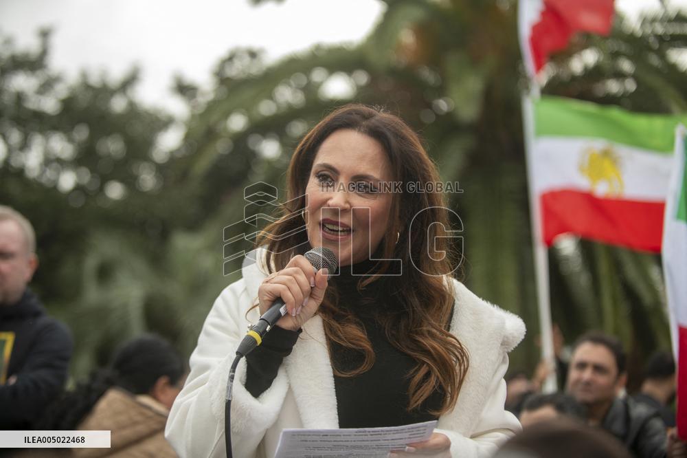 Iran Regime Opponents Protest In LA