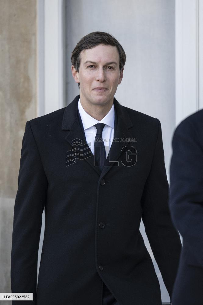 President Macron Welcomes Steve Witkoff And Jared Kushner - Paris