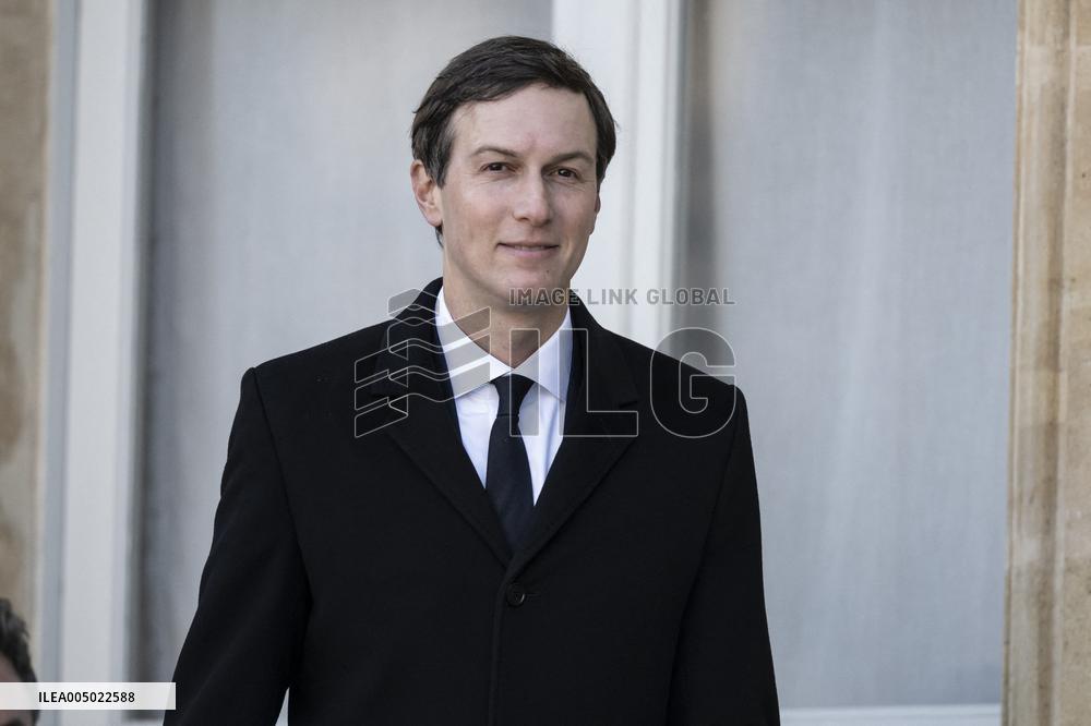 President Macron Welcomes Steve Witkoff And Jared Kushner - Paris