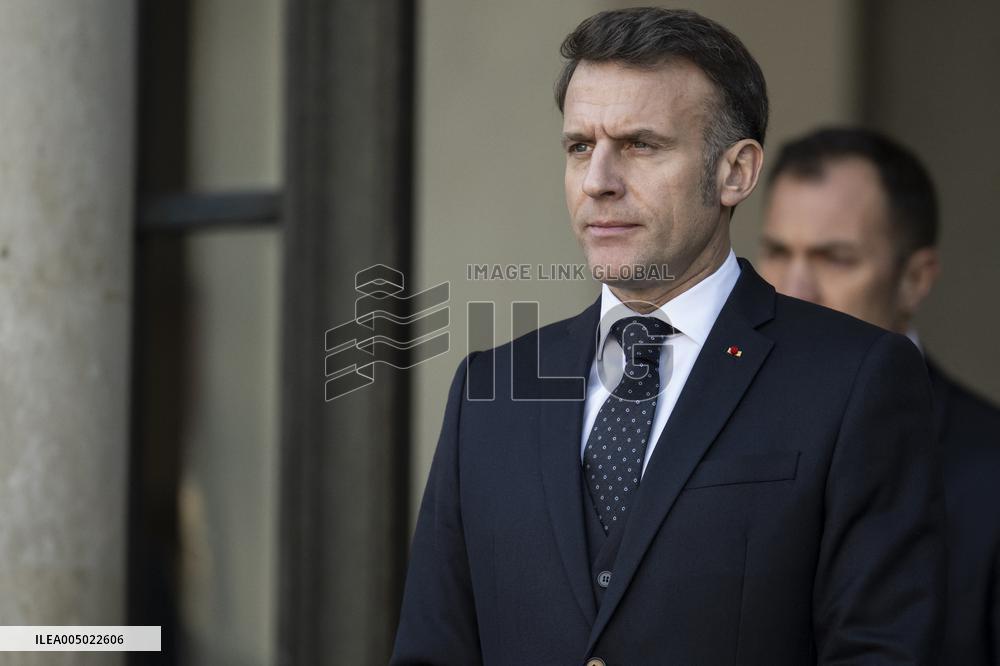 President Macron Welcomes Steve Witkoff And Jared Kushner - Paris