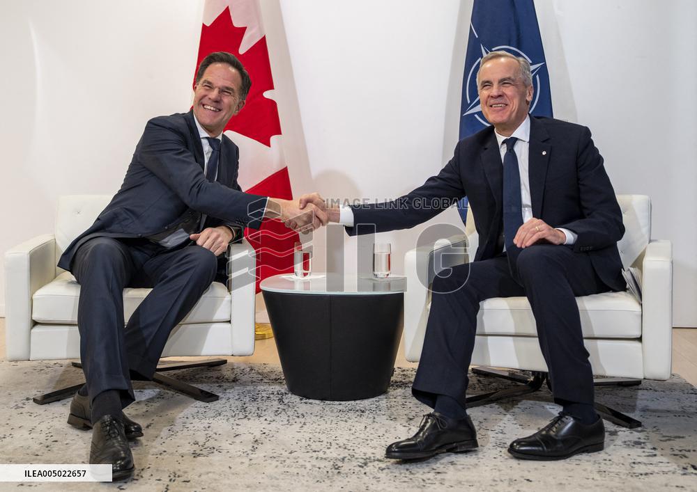 Prime Minister Mark Carney Meets NATO Secretary General - Paris