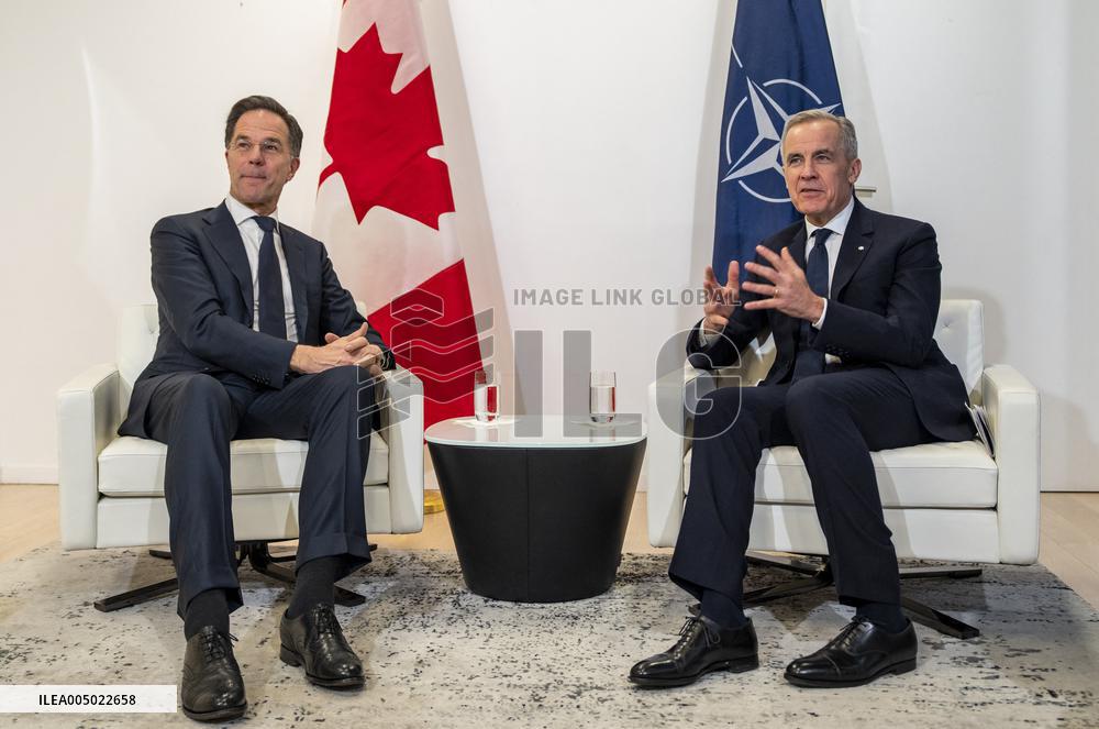 Prime Minister Mark Carney Meets NATO Secretary General - Paris