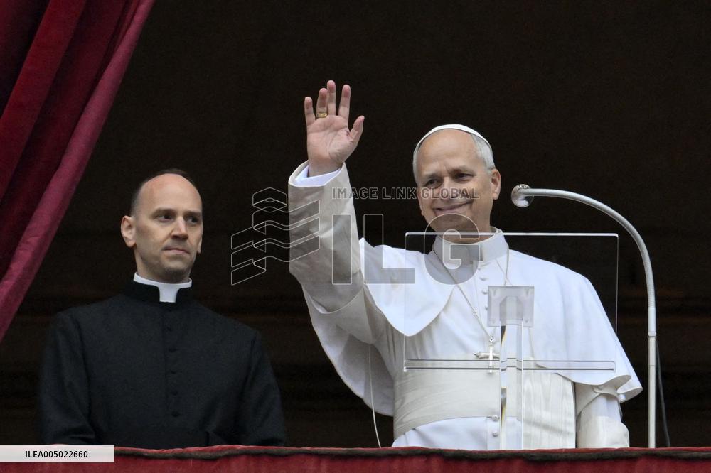 Pope Leo XIV Prays The Angelus - Vatican