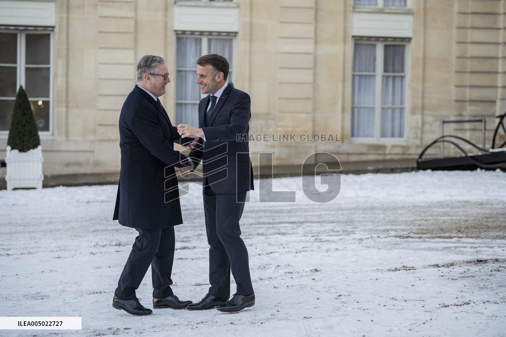 Coalition of The Willing Summit on Security Guarantees for Ukraine - Arrivals - Paris