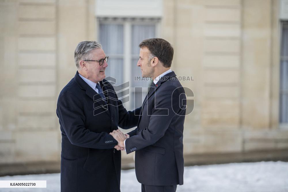 Coalition of The Willing Summit on Security Guarantees for Ukraine - Arrivals - Paris