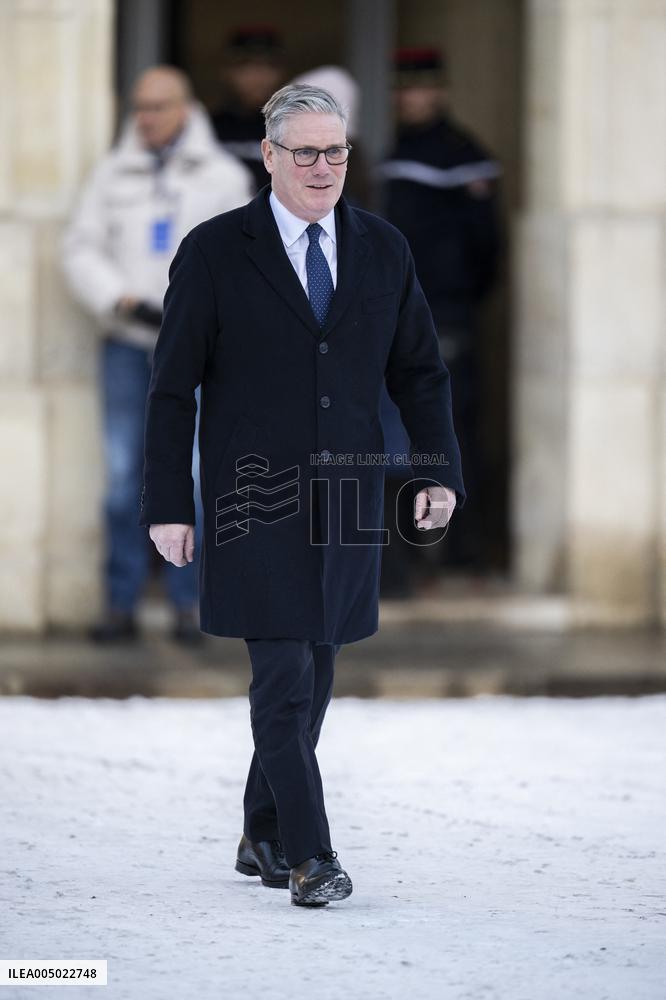 Coalition of The Willing Summit on Security Guarantees for Ukraine - Arrivals - Paris
