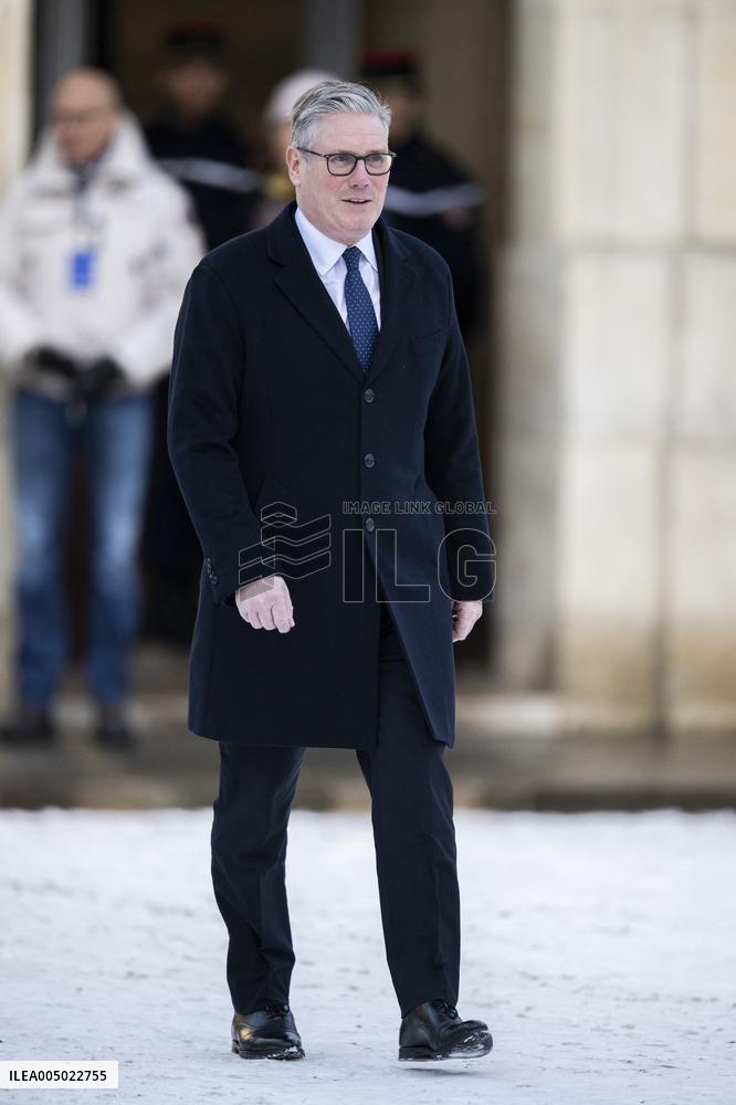 Coalition of The Willing Summit on Security Guarantees for Ukraine - Arrivals - Paris
