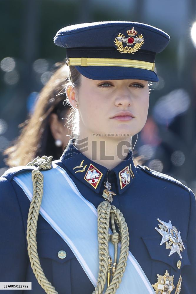 Royals At The Military Easter At The Royal Palace - Madrid