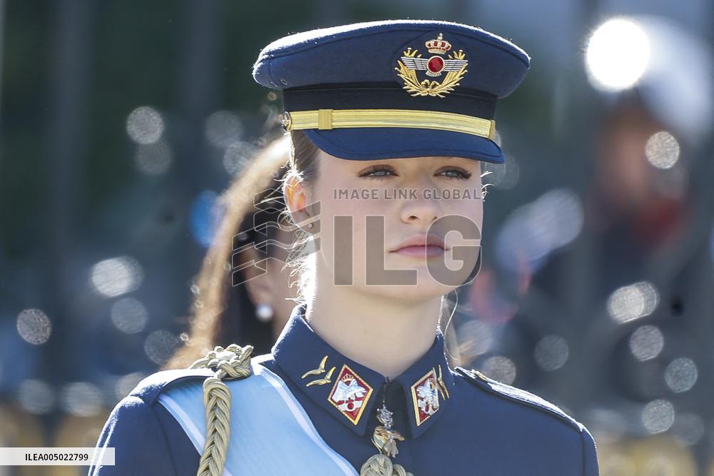 Royals At The Military Easter At The Royal Palace - Madrid