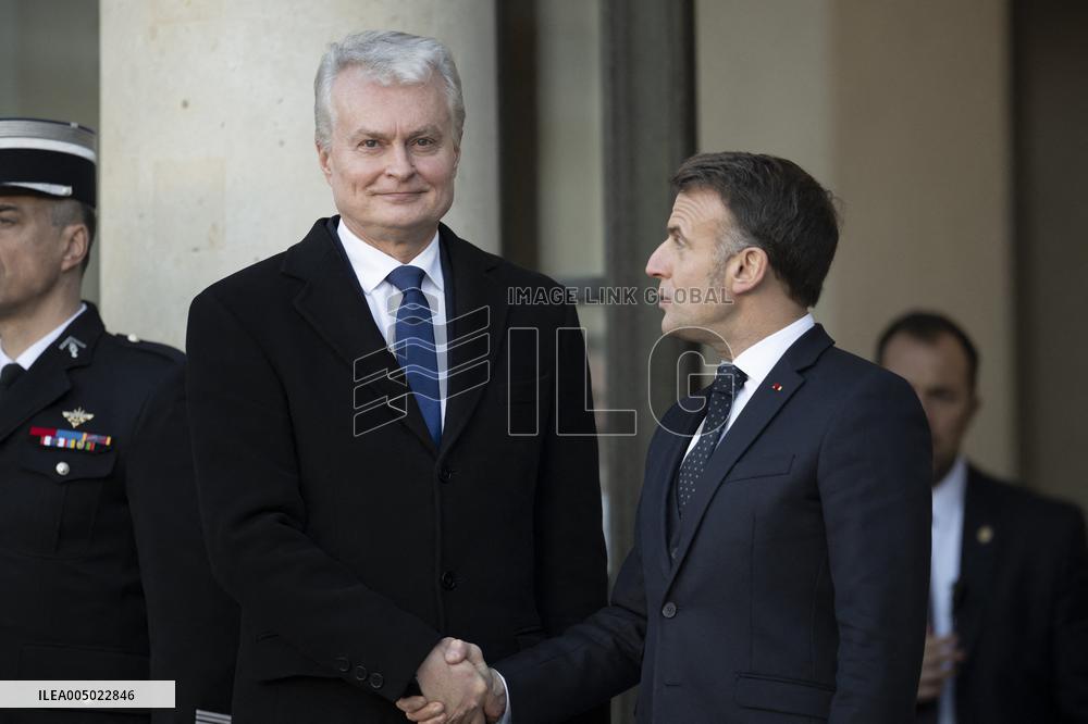 Coalition of The Willing Summit on Security Guarantees for Ukraine - Arrivals - Paris