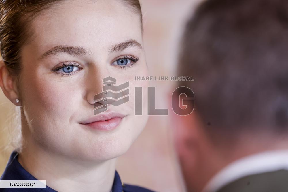 Royals At The Military Easter At The Royal Palace - Madrid