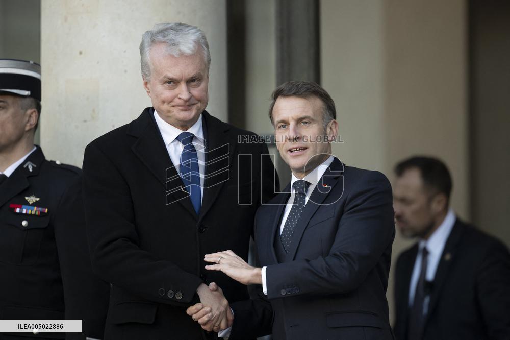 Coalition of The Willing Summit on Security Guarantees for Ukraine - Arrivals - Paris