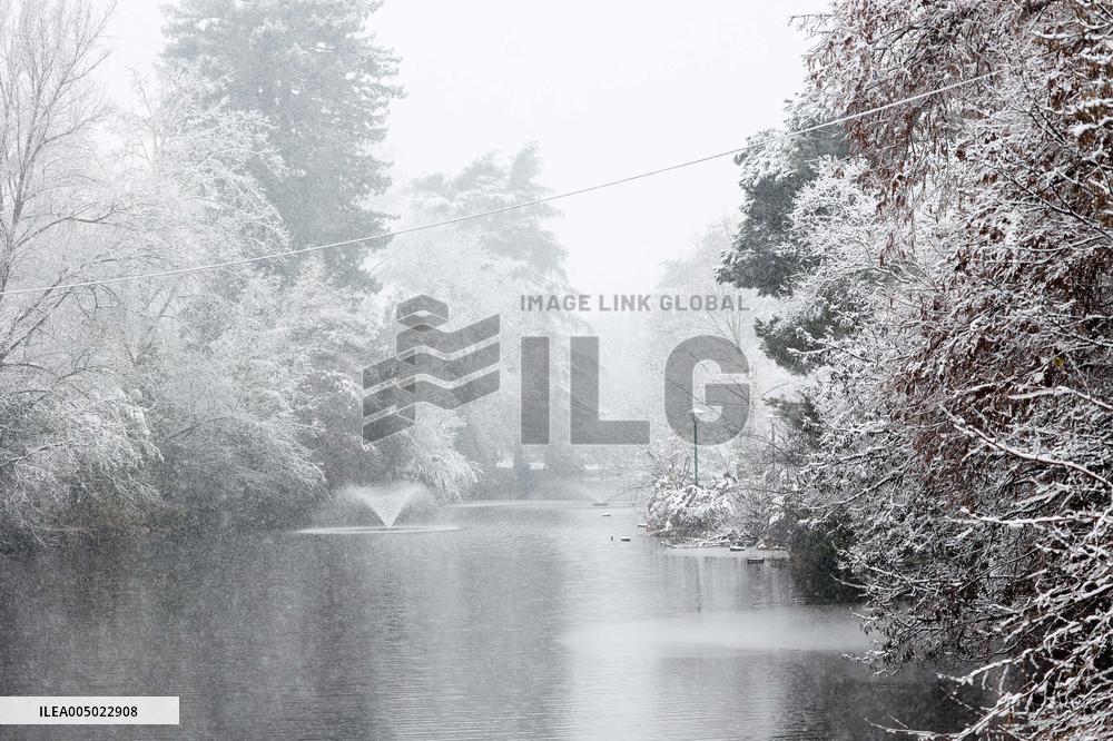 Snowy Landscape - Bologna