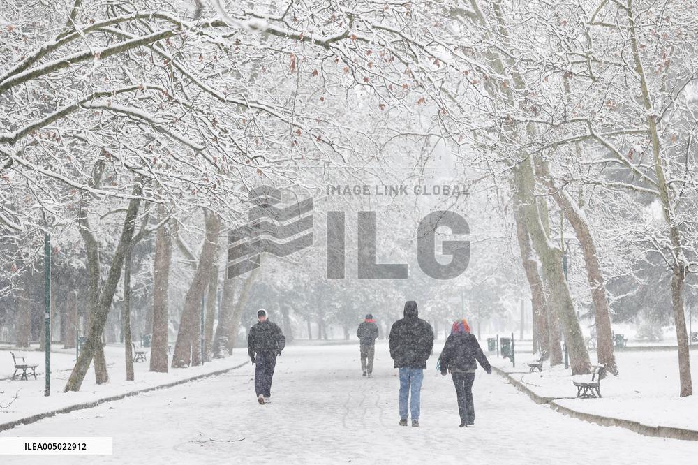 Snowy Landscape - Bologna