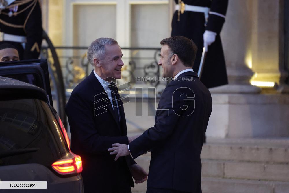 Coalition of The Willing Summit on Security Guarantees for Ukraine - Arrivals - Paris