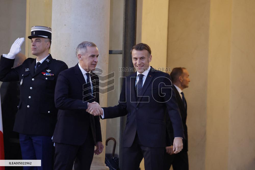 Coalition of The Willing Summit on Security Guarantees for Ukraine - Arrivals - Paris