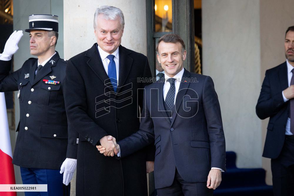 Coalition of The Willing Summit on Security Guarantees for Ukraine - Arrivals - Paris AJ