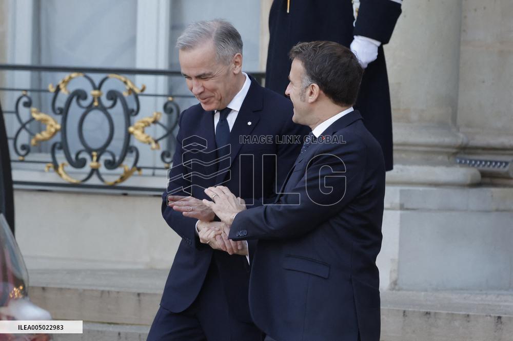 Coalition of The Willing Summit on Security Guarantees for Ukraine - Arrivals - Paris