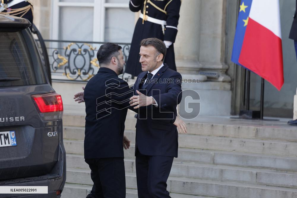 Coalition of The Willing Summit on Security Guarantees for Ukraine - Arrivals - Paris
