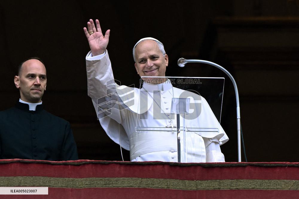 Pope Leo XIV Prays The Angelus - Vatican