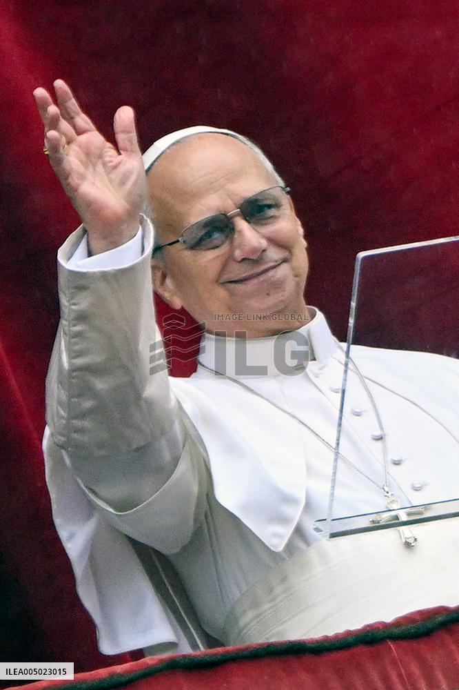 Pope Leo XIV Prays The Angelus - Vatican