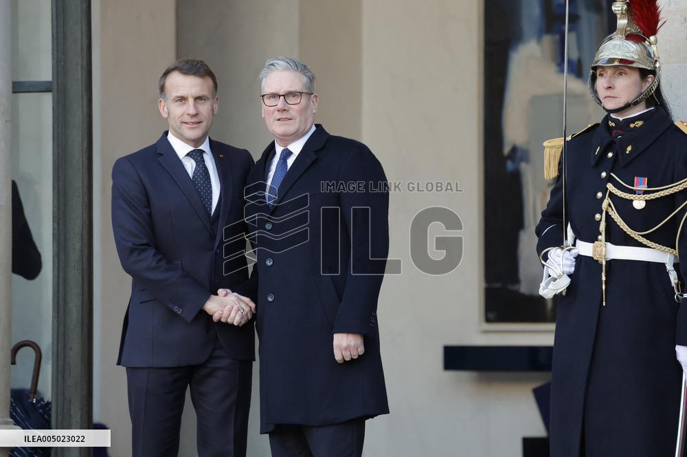 Coalition of The Willing Summit on Security Guarantees for Ukraine - Arrivals - Paris