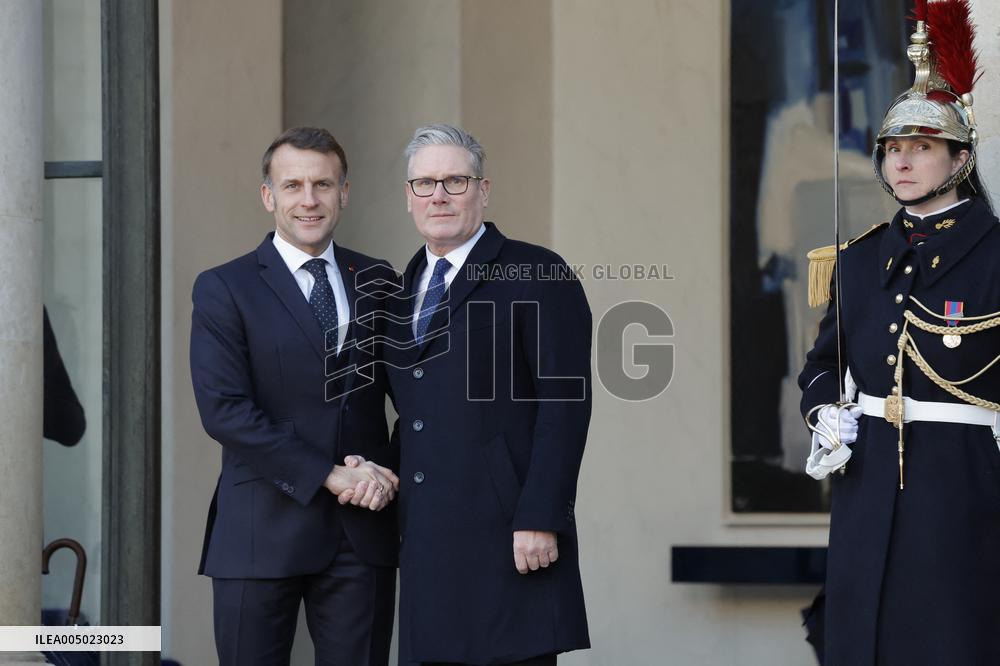 Coalition of The Willing Summit on Security Guarantees for Ukraine - Arrivals - Paris