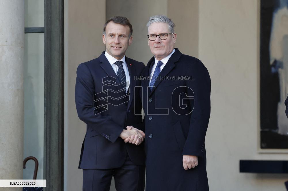 Coalition of The Willing Summit on Security Guarantees for Ukraine - Arrivals - Paris