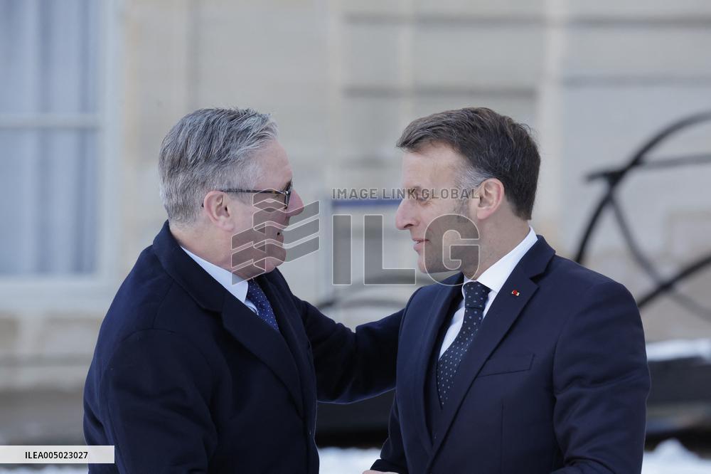 Coalition of The Willing Summit on Security Guarantees for Ukraine - Arrivals - Paris
