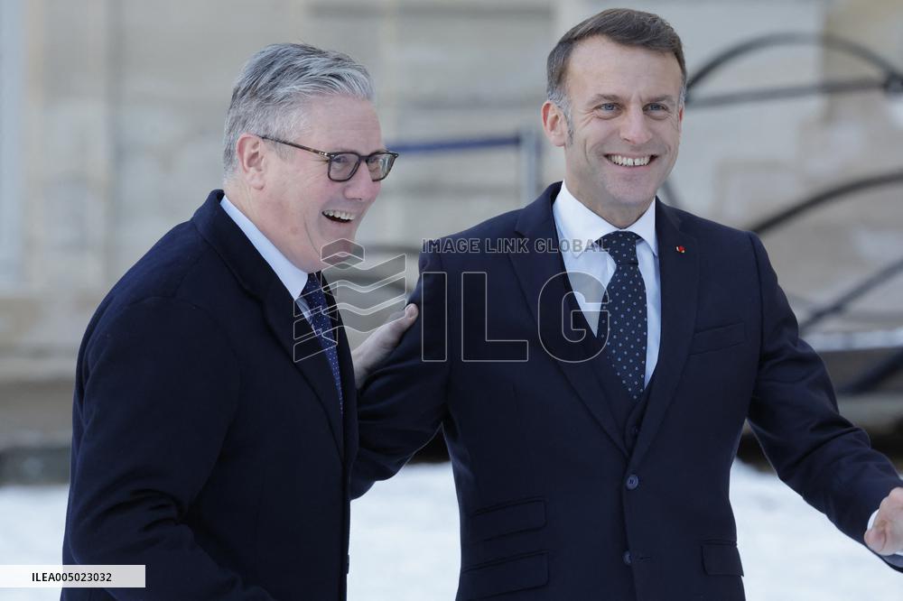 Coalition of The Willing Summit on Security Guarantees for Ukraine - Arrivals - Paris