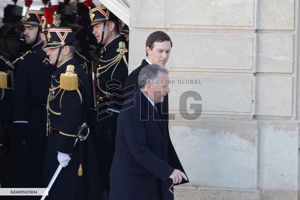 Coalition of The Willing Summit on Security Guarantees for Ukraine - Arrivals - Paris